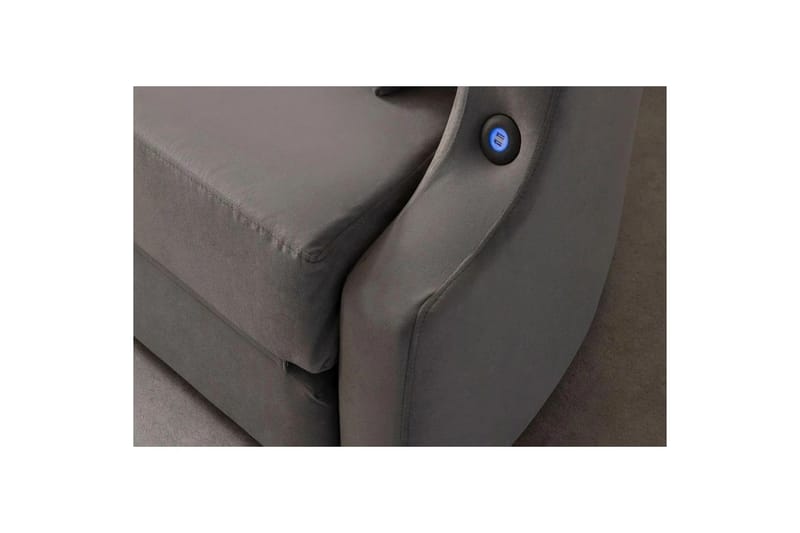 Salrican Sovesofa 3-personers - Grå - Møbler - Sofaer - Sovesofaer