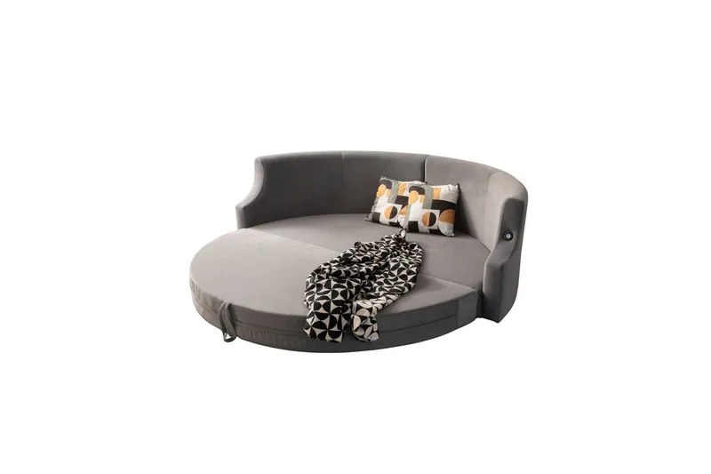 Salrican Sovesofa 3-personers - Grå - Møbler - Sofaer - Sovesofaer