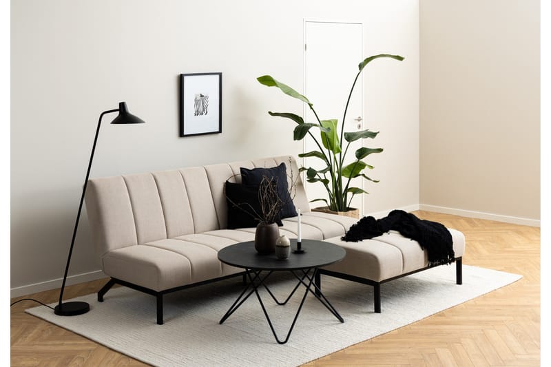 Sapita 2-personers Sovesofa - Beige - Møbler - Sofaer - Sovesofaer