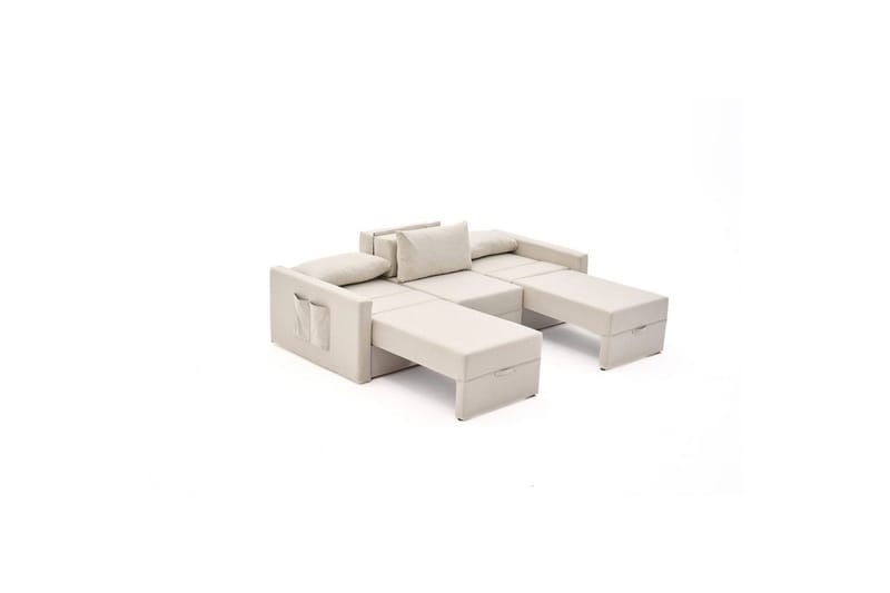 Savra Sovesofa 3-sits - Creme - Møbler - Sofaer - Sovesofaer