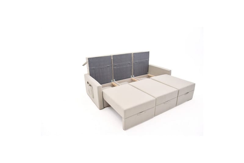 Savra Sovesofa 3-sits - Creme - Møbler - Sofaer - Sovesofaer
