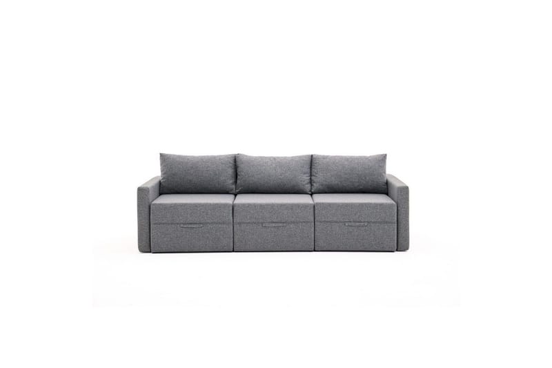Savra Sovesofa 3-sits - Grå - Møbler - Sofaer - Sovesofaer