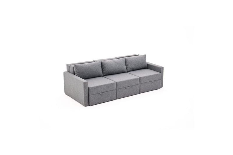 Savra Sovesofa 3-sits - Grå - Møbler - Sofaer - Sovesofaer