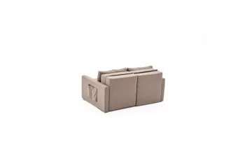 Savra Sovesofa med Divan 2-sits - Brun - Møbler - Sofaer - Sovesofaer