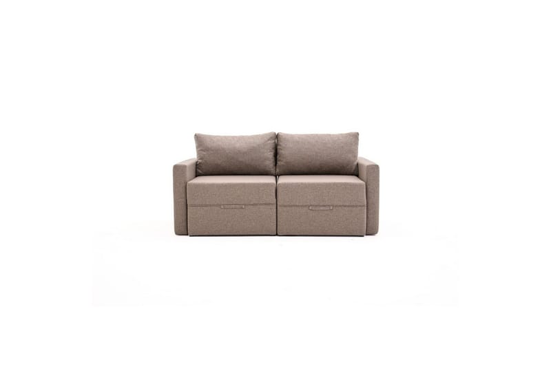 Savra Sovesofa med Divan 2-sits - Brun - Møbler - Sofaer - Sovesofaer