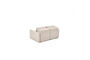 Savra Sovesofa med Divan 2-sits - Creme - Møbler - Sofaer - Sovesofaer