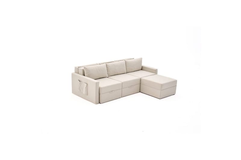 Savra Sovesofa med Divan 3-sits, Creme