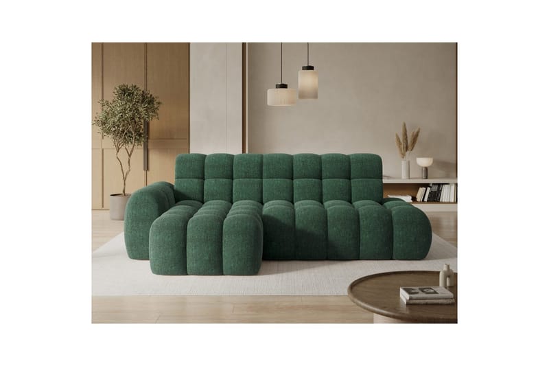 Sectional Eltap Ceedro 283x165x98 cm - Amore 35, Grøn, Venstre - Møbler - Sofaer - Sovesofaer