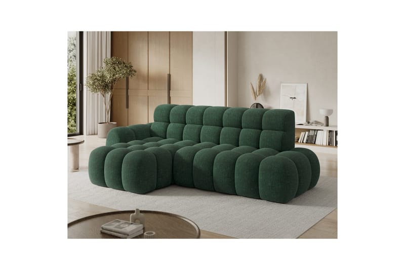 Sectional Eltap Ceedro 283x165x98 cm - Amore 35, Grøn, Venstre - Møbler - Sofaer - Sovesofaer