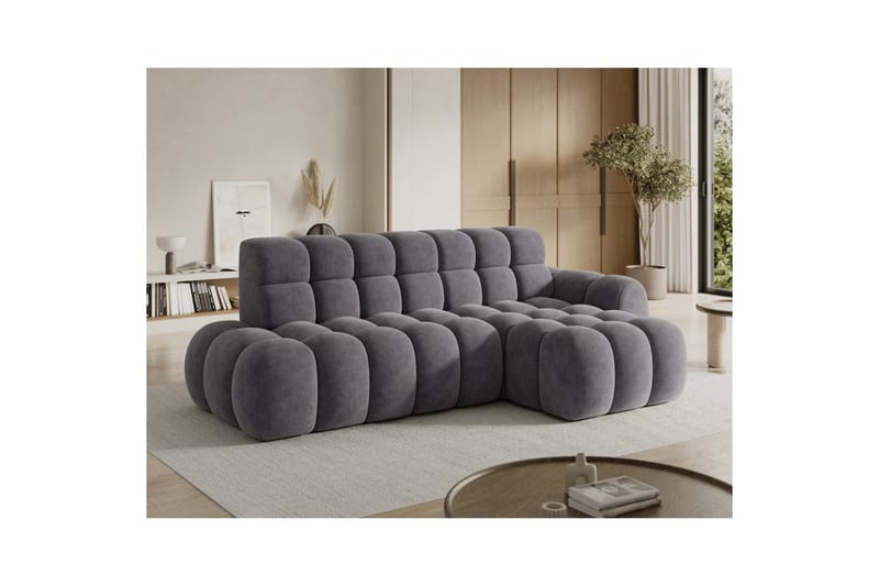 Sectional Eltap Ceedro 283x165x98 cm - Aura 04, Grå, Højre - Møbler - Sofaer - Sovesofaer