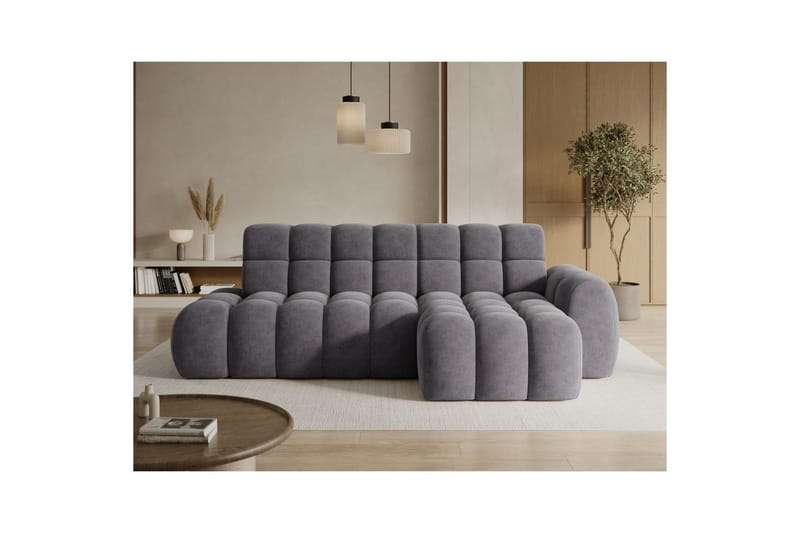 Sectional Eltap Ceedro 283x165x98 cm - Aura 04, Grå, Højre - Møbler - Sofaer - Sovesofaer