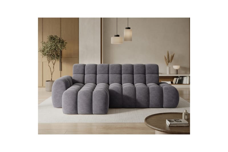 Sectional Eltap Ceedro 283x165x98 cm - Aura 04, Grå, Venstre - Møbler - Sofaer - Sovesofaer