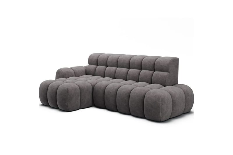 Sectional Eltap Ceedro 283x165x98 cm - Aura 04, Grå, Venstre - Møbler - Sofaer - Sovesofaer