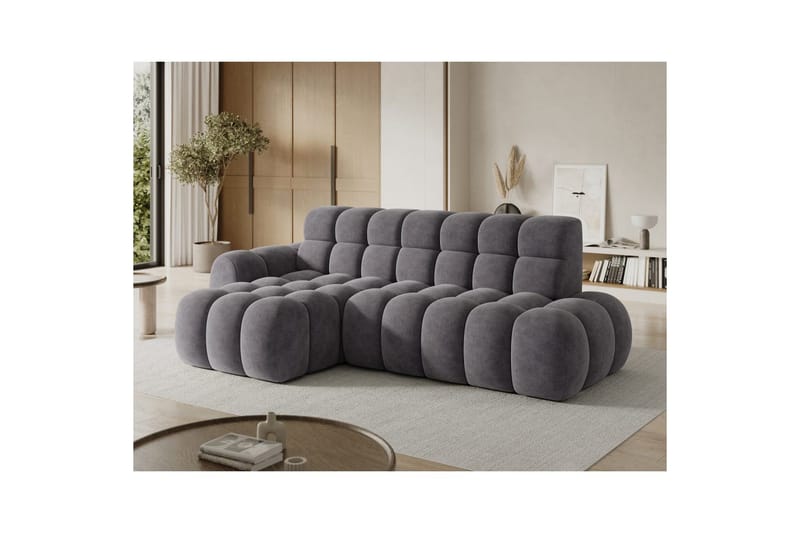 Sectional Eltap Ceedro 283x165x98 cm - Aura 04, Grå, Venstre - Møbler - Sofaer - Sovesofaer