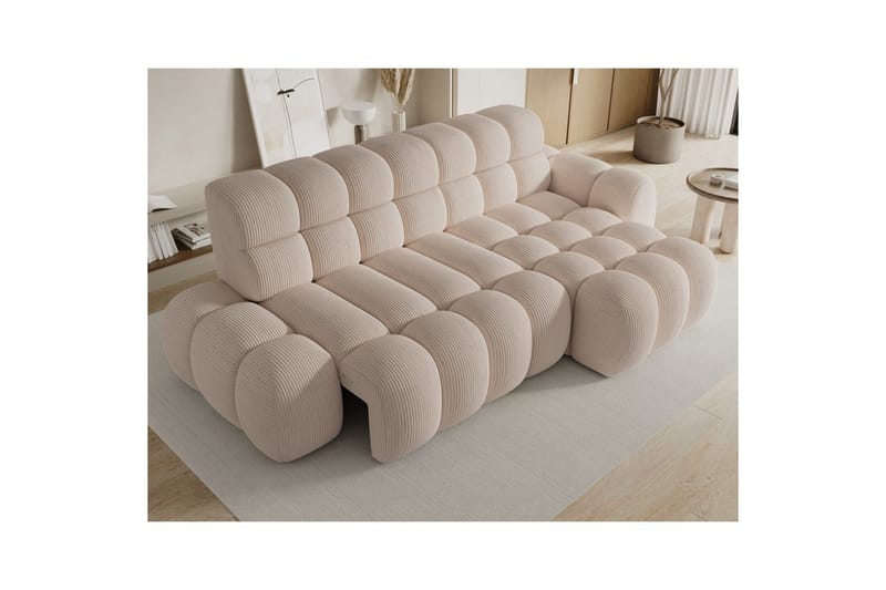 Sectional Eltap Ceedro 283x165x98 cm - Jarell 20, Beige, Højre - Møbler - Sofaer - Sovesofaer