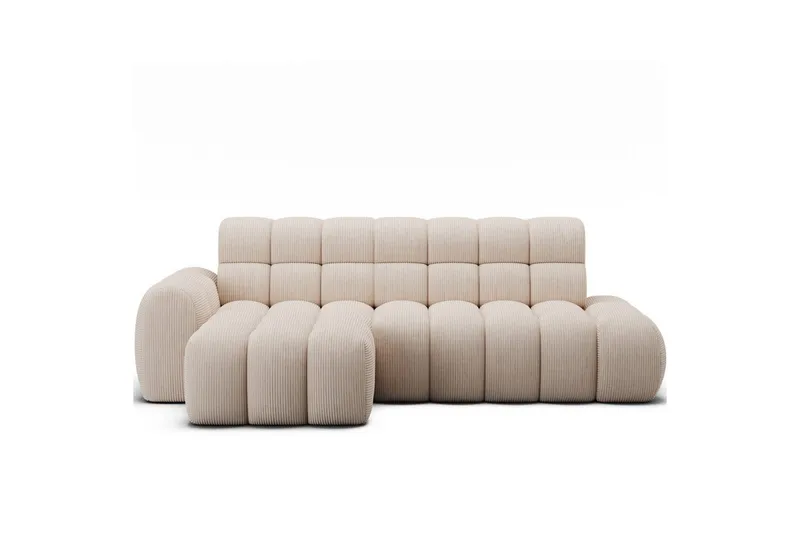 Sectional Eltap Ceedro 283x165x98 cm - Jarell 20, Beige, Venstre - Møbler - Sofaer - Sovesofaer