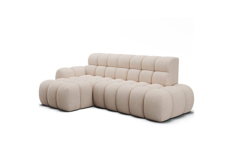 Sectional Eltap Ceedro 283x165x98 cm - Jarell 20, Beige, Venstre - Møbler - Sofaer - Sovesofaer