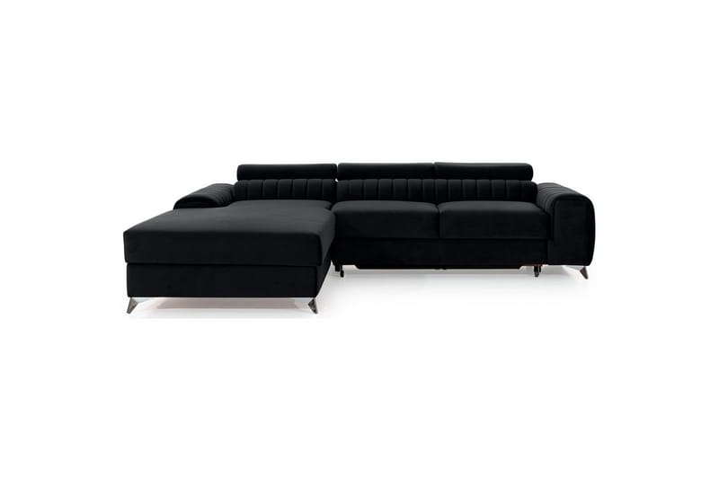 Sectional Eltap Grayson 278x205x92 cm - Loco 10, Sort, Venstre - Møbler - Sofaer - Sovesofaer