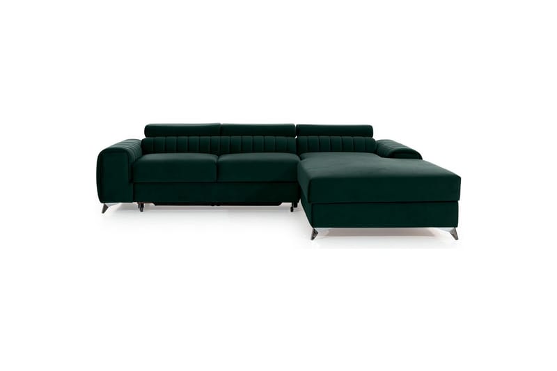 Sectional Eltap Grayson 278x205x92 cm - Loco 35, Mørkegrøn, Højre - Møbler - Sofaer - Sovesofaer
