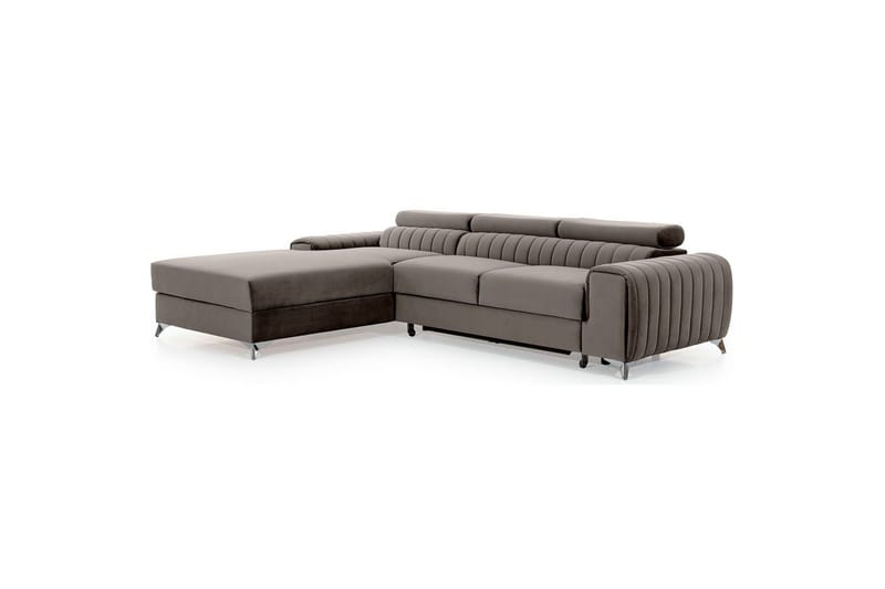 Sectional Eltap Grayson 278x205x92 cm - Loco 4, Lys Grå, Venstre - Møbler - Sofaer - Sovesofaer