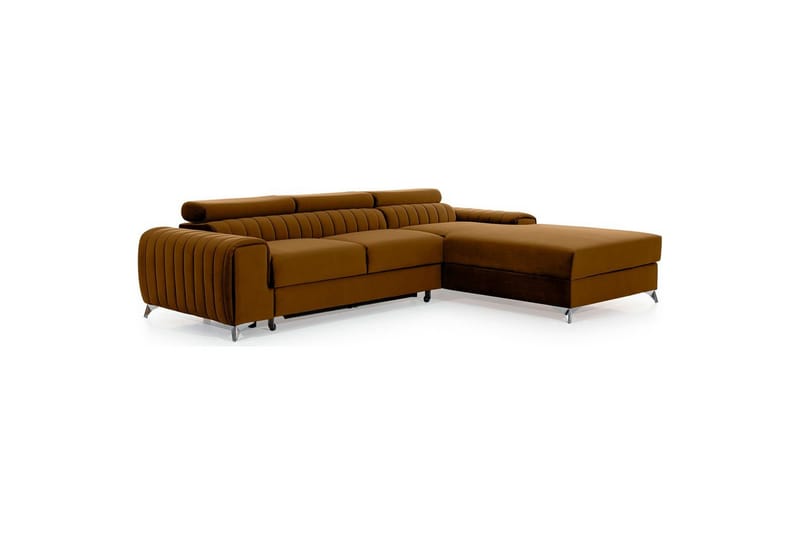 Sectional Eltap Grayson 278x205x92 cm - Loco 45, Gul, Højre - Møbler - Sofaer - Sovesofaer