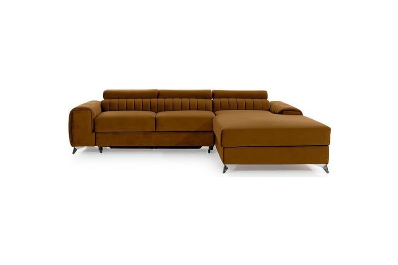 Sectional Eltap Grayson 278x205x92 cm - Loco 45, Gul, Højre - Møbler - Sofaer - Sovesofaer