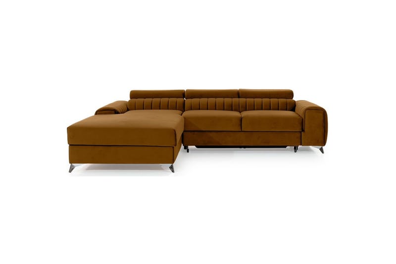 Sectional Eltap Grayson 278x205x92 cm, Loco 45, Gul, Venstre