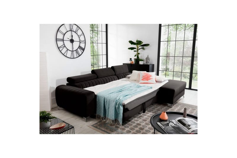 Sectional Eltap Grayson 278x205x92 cm - Loco 5, Grå, Højre - Møbler - Sofaer - Sovesofaer