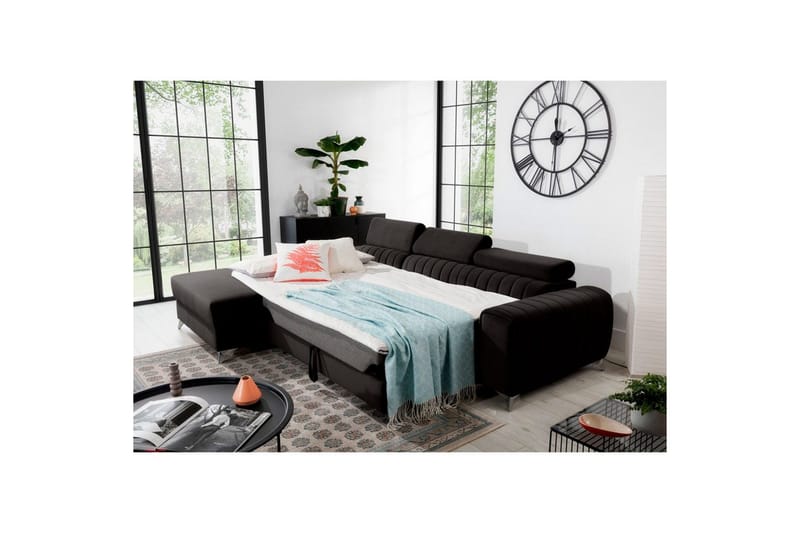 Sectional Eltap Grayson 278x205x92 cm - Loco 5, Grå, Venstre - Møbler - Sofaer - Sovesofaer