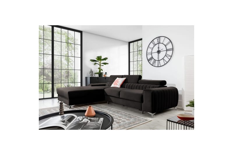 Sectional Eltap Grayson 278x205x92 cm - Loco 5, Grå, Venstre - Møbler - Sofaer - Sovesofaer