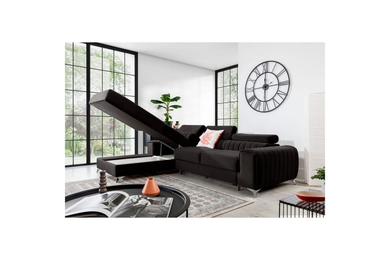 Sectional Eltap Grayson 278x205x92 cm - Loco 5, Grå, Venstre - Møbler - Sofaer - Sovesofaer