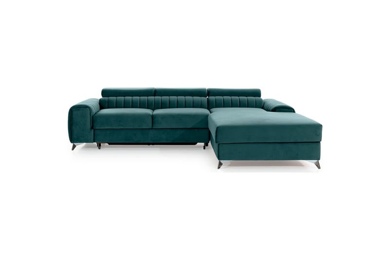 Sectional Eltap Grayson 278x205x92 cm - Monolith 76, Blå, Højre - Møbler - Sofaer - Sovesofaer