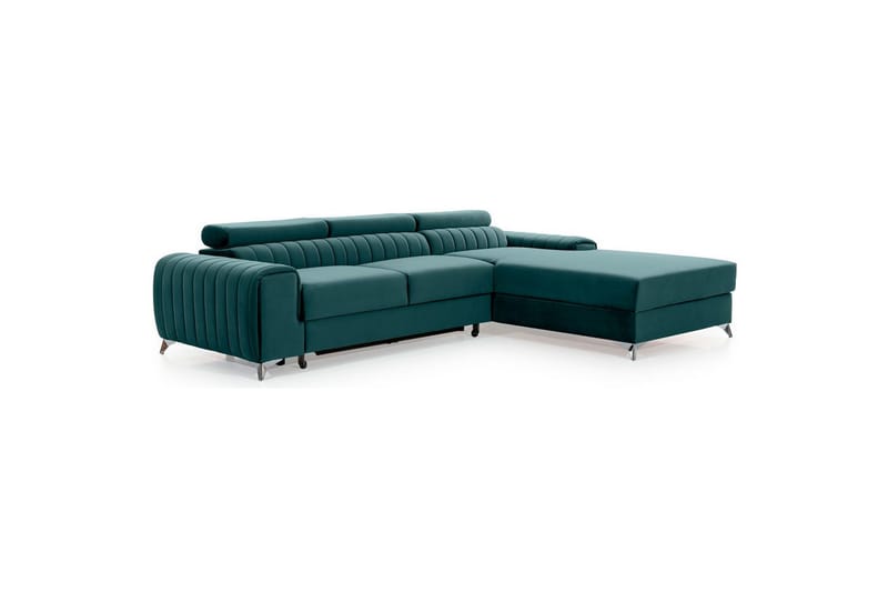 Sectional Eltap Grayson 278x205x92 cm - Monolith 76, Blå, Højre - Møbler - Sofaer - Sovesofaer