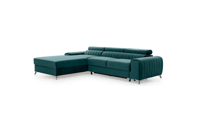 Sectional Eltap Grayson 278x205x92 cm - Monolith 76, Blå, Venstre - Møbler - Sofaer - Sovesofaer