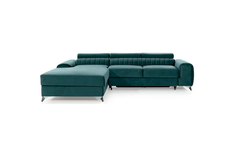 Sectional Eltap Grayson 278x205x92 cm - Monolith 76, Blå, Venstre - Møbler - Sofaer - Sovesofaer