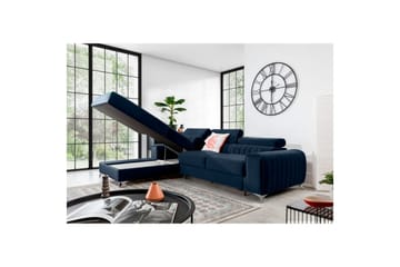 Sectional Eltap Grayson 278x205x92 cm - Monolith 79, Mørkeblå, Venstre - Møbler - Sofaer - Sovesofaer