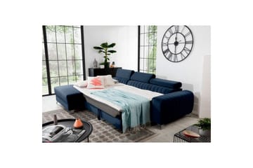 Sectional Eltap Grayson 278x205x92 cm - Monolith 79, Mørkeblå, Venstre - Møbler - Sofaer - Sovesofaer