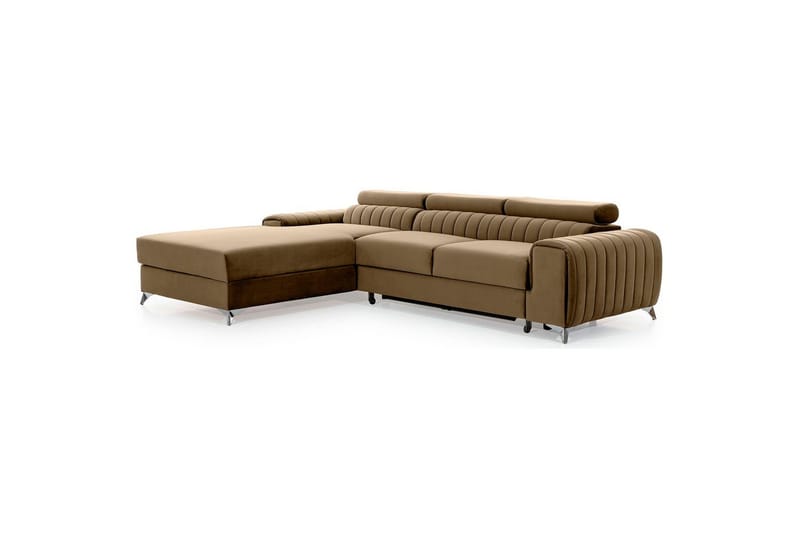 Sectional Eltap Grayson 278x205x92 cm - Nube 20, Beige, Venstre - Møbler - Sofaer - Sovesofaer