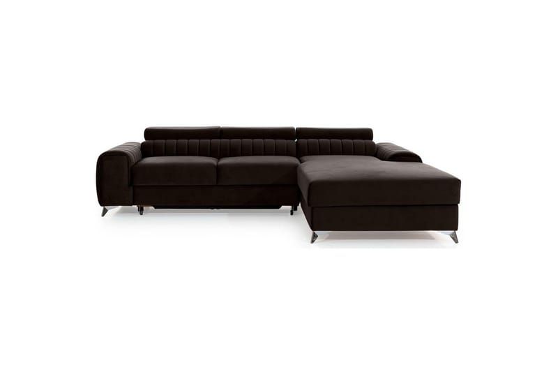 Sectional Eltap Grayson 278x205x92 cm - Nube 22, Brun, Højre - Møbler - Sofaer - Sovesofaer