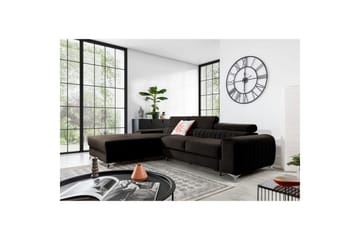 Sectional Eltap Grayson 278x205x92 cm - Nube 22, Brun, Venstre - Møbler - Sofaer - Sovesofaer