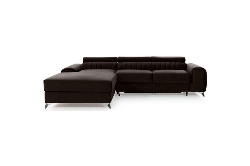 Sectional Eltap Grayson 278x205x92 cm - Nube 22, Brun, Venstre - Møbler - Sofaer - Sovesofaer