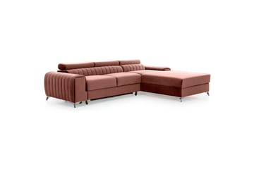 Sectional Eltap Grayson 278x205x92 cm - Nube 24, Pink, Højre - Møbler - Sofaer - Sovesofaer