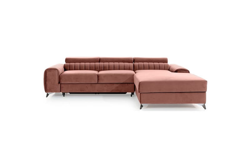 Sectional Eltap Grayson 278x205x92 cm - Nube 24, Pink, Højre - Møbler - Sofaer - Sovesofaer