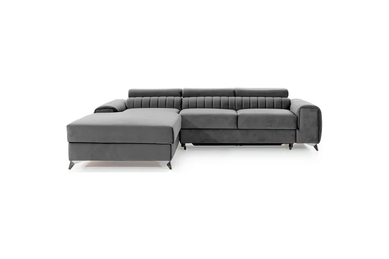 Sectional Eltap Grayson 278x205x92 cm - Nube 3, Lysegrå, Venstre - Møbler - Sofaer - Sovesofaer