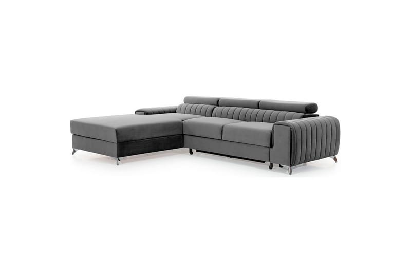 Sectional Eltap Grayson 278x205x92 cm - Nube 3, Lysegrå, Venstre - Møbler - Sofaer - Sovesofaer