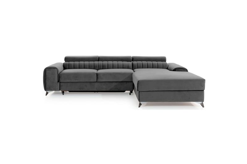 Sectional Eltap Grayson 278x205x92 cm - Nube 4, Lysegrå, Højre - Møbler - Sofaer - Sovesofaer