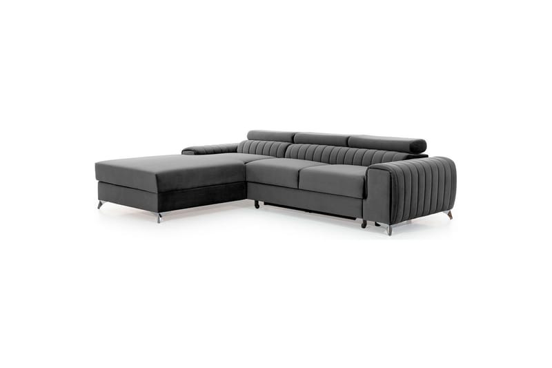 Sectional Eltap Grayson 278x205x92 cm - Nube 4, Lysegrå, Venstre - Møbler - Sofaer - Sovesofaer