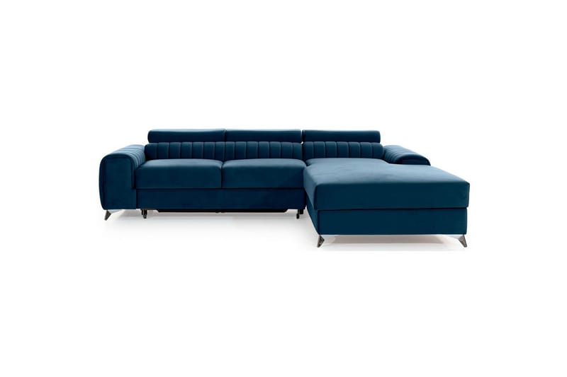 Sectional Eltap Grayson 278x205x92 cm - Nube 40, Blå, Højre - Møbler - Sofaer - Sovesofaer