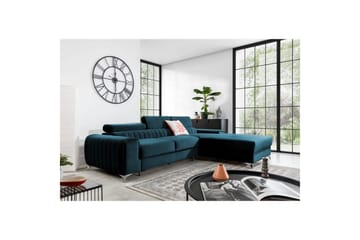 Sectional Eltap Grayson 278x205x92 cm - Nube 40, Blå, Højre - Møbler - Sofaer - Sovesofaer