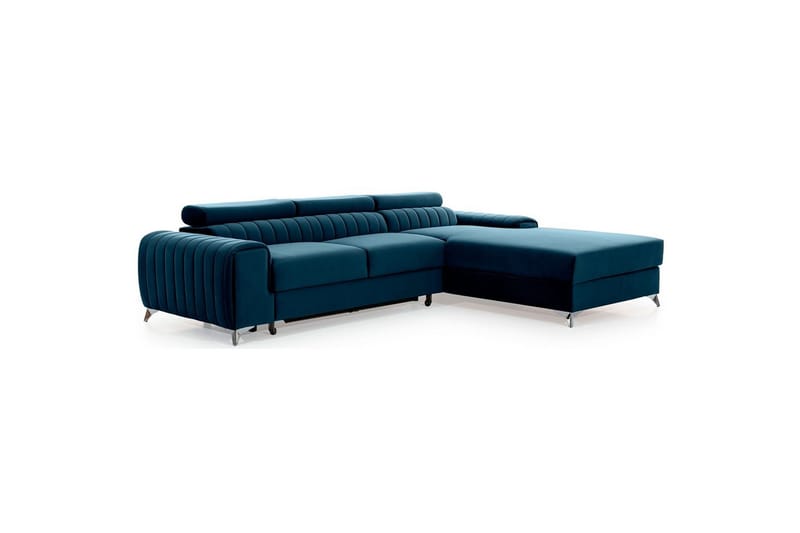 Sectional Eltap Grayson 278x205x92 cm - Nube 40, Blå, Højre - Møbler - Sofaer - Sovesofaer